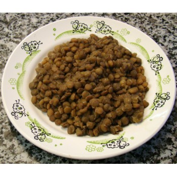 Чечевица с маслом