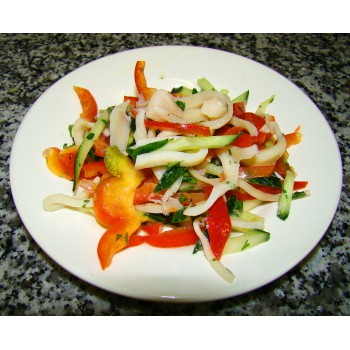 Салат из кальмаров 